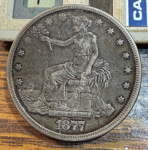 1877 trade dollar super - trade,